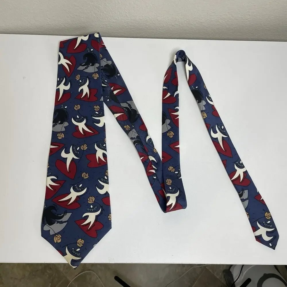 The Beatles SHE LOVES YOU 100% Silk Neck Tie 1991 Apple Corps Limited - Picture 1 of 7